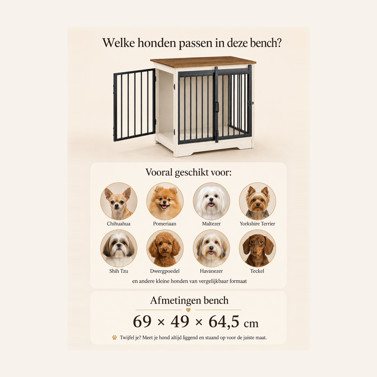 Dierenwoning Hondenbench Klein